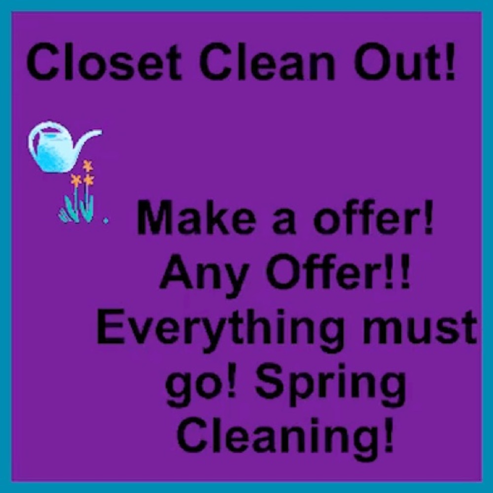 Closet Clean Out!